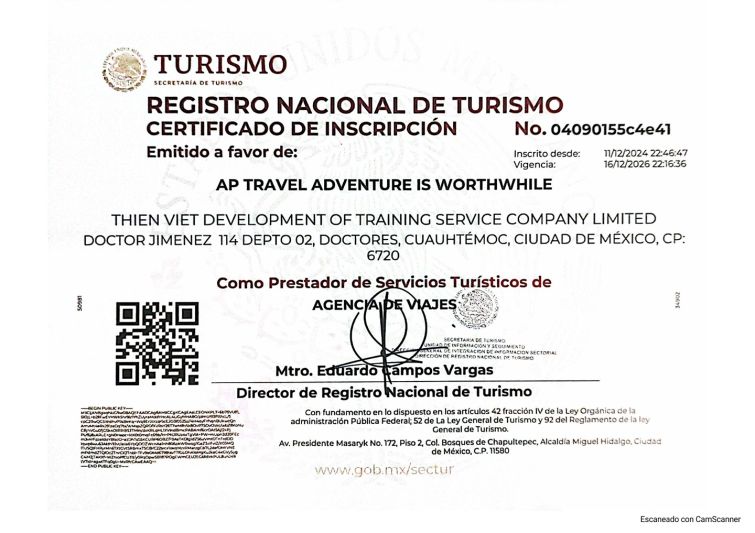 Registro Nacional De Turismo