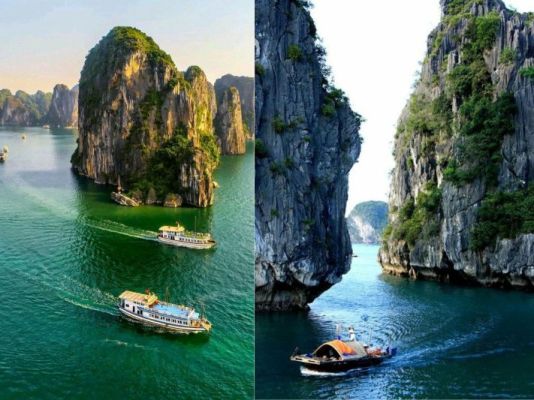 El impresionante paisaje de la Bahía de Ha Long, una maravilla natural del mundo, ideal para un viaje a Asia por Vietnam.